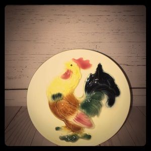 Royal Copley Rooster Wall Pocket